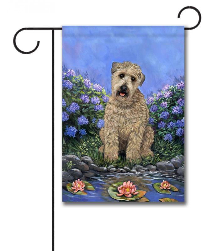 Buy Wheaten Terrier’s Pad Garden Flag