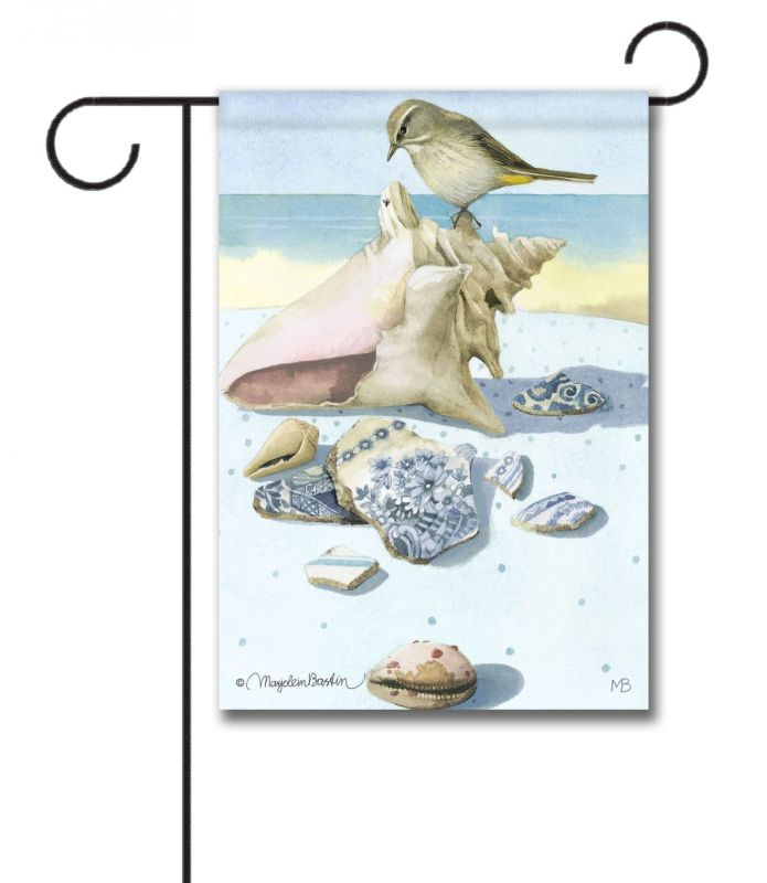 Buy: Beach Treasures – Garden Flag Summer Art Flagology.com