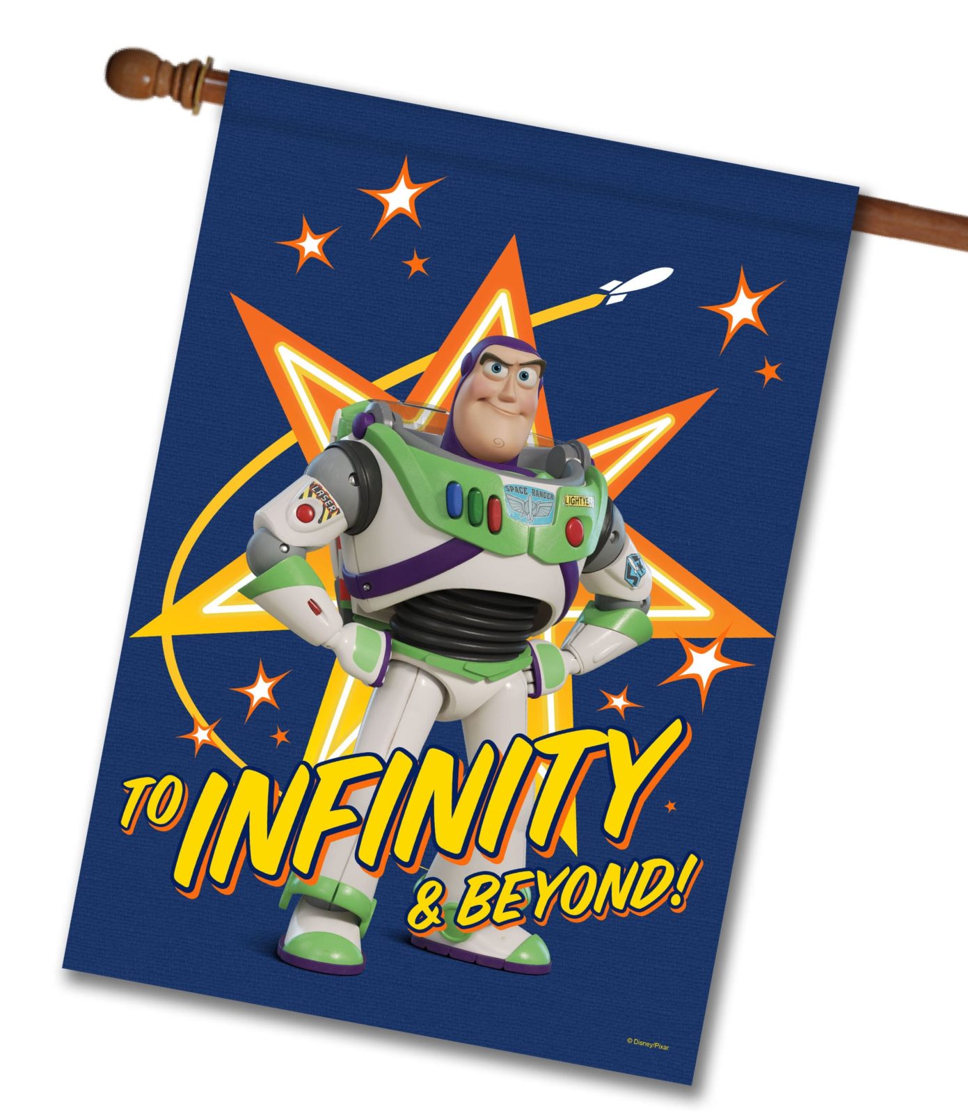 Buy: Buzz Lightyear Infinity & Beyond – House Flag Flagology.com