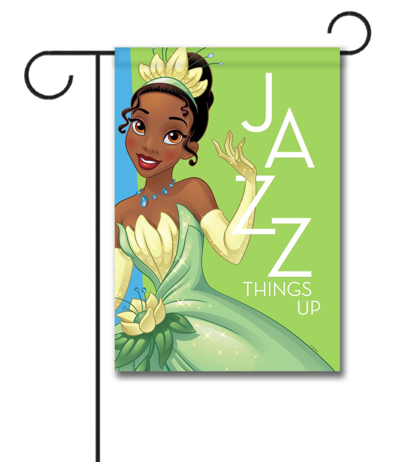 Buy Tiana Jazz Things Up Garden Flag Disney