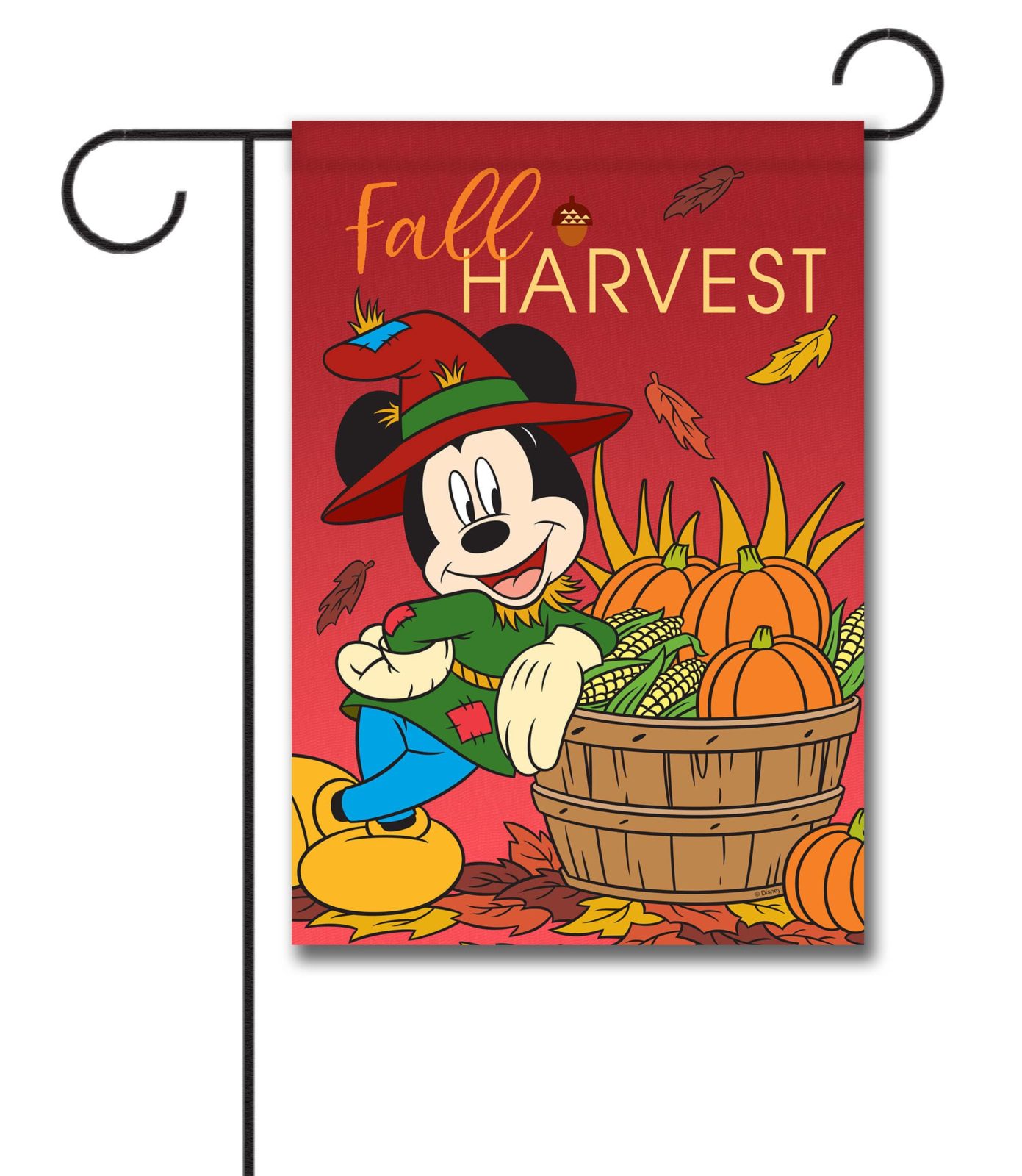 Buy: Fall Harvest Mickey – Garden Flag Fall Flagology.com