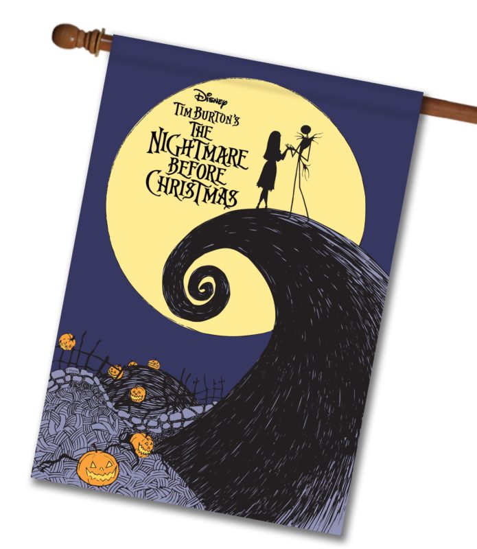 Buy Nightmare Before Christmas Jack & Sally House Flag