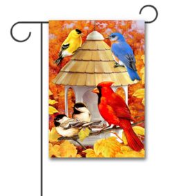 Fall Birds Garden Flag