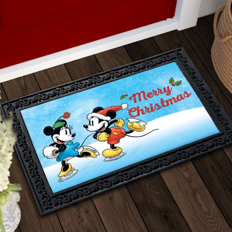 Buy Merry Mickey & Minnie Doormat Christmas Pluto