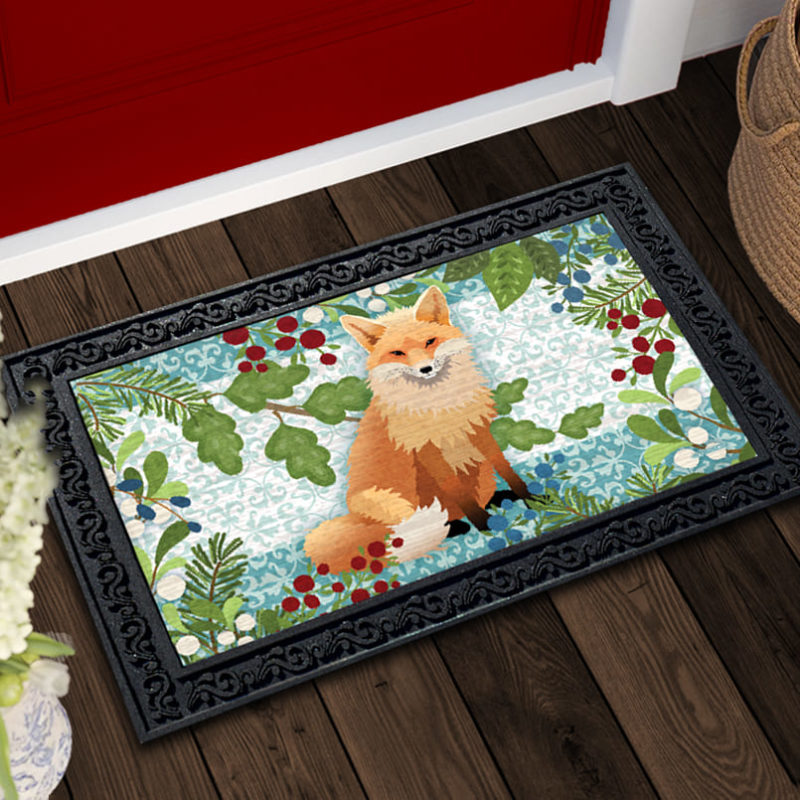 Buy Winter Fox Doormat Winter Art Wildlife