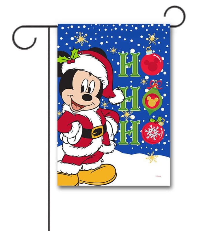 Buy: Santa Mickey – Garden Flag Christmas Disney Flagology.com