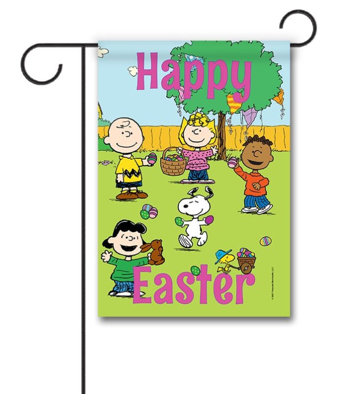 Buy PEANUTS® Gang Egg Hunt Garden Flag Easter