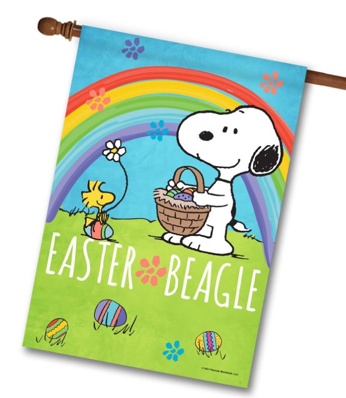 Buy PEANUTS® Easter Beagle House Flag Easter