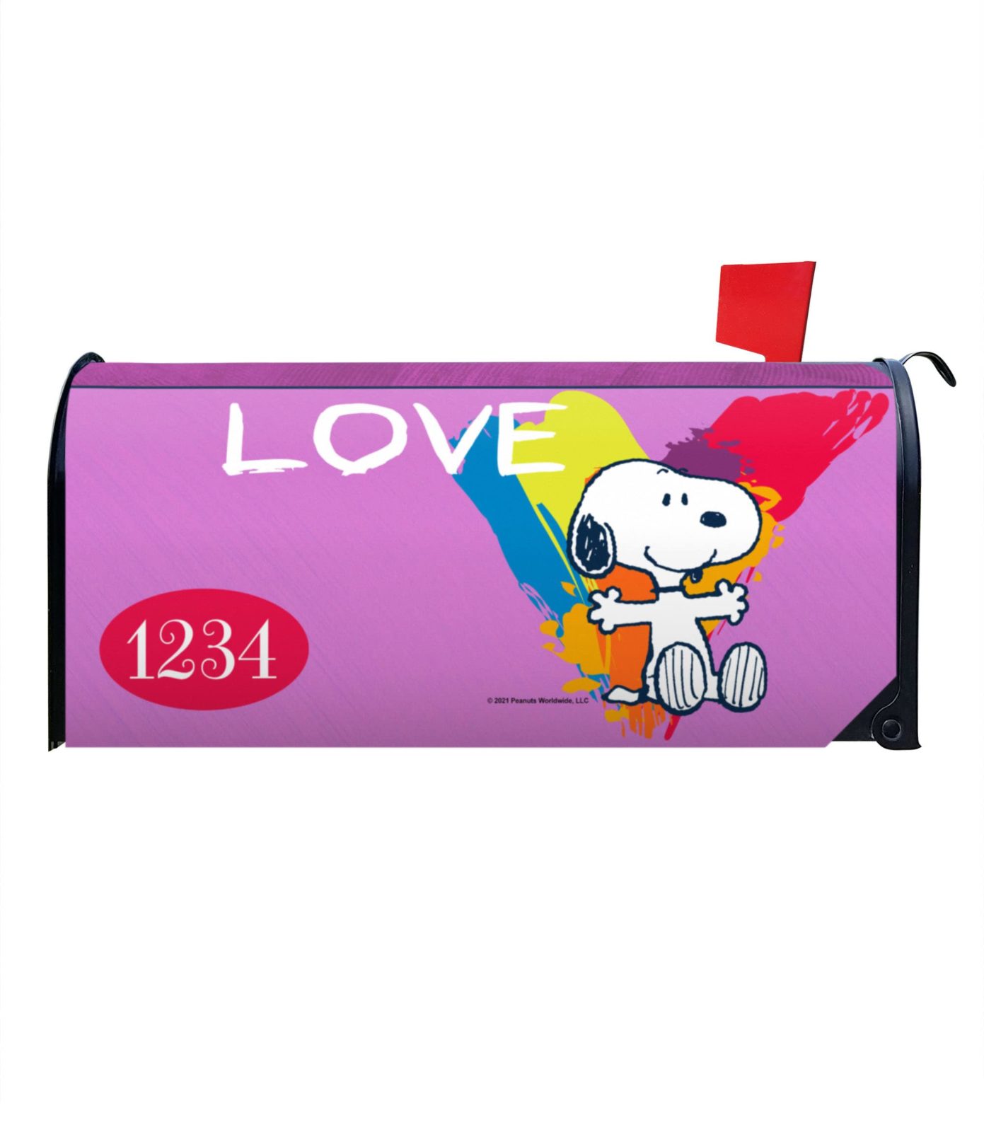 Buy PEANUTS® Rainbow Love Snoopy Mailbox Cover