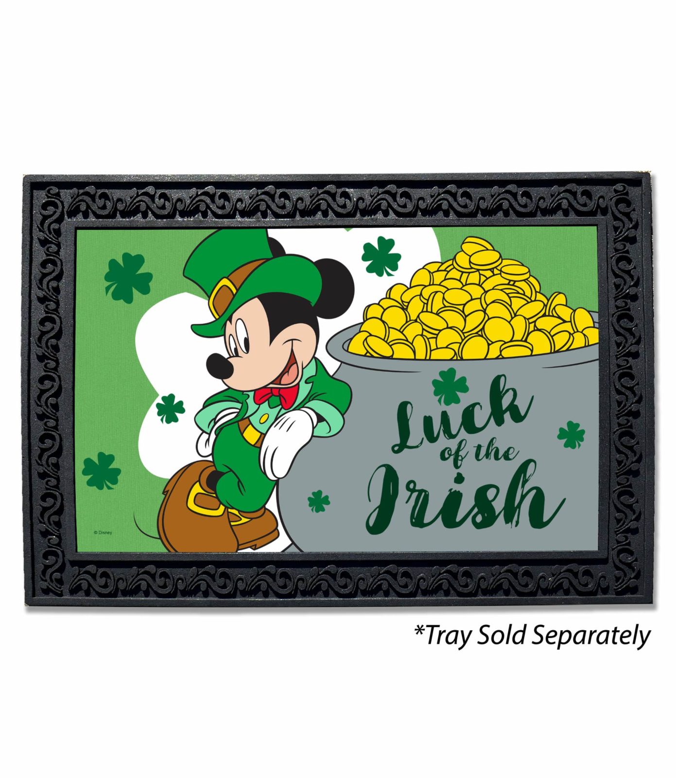 Buy: Mickey Luck of the Irish – Doormat Disney Flagology.com