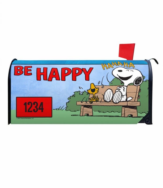 Buy PEANUTS® Be Happy Mailbox Cover Spring