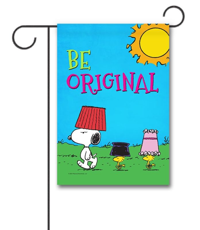 Buy PEANUTS® Be Original Snoopy and Friends Garden Flag
