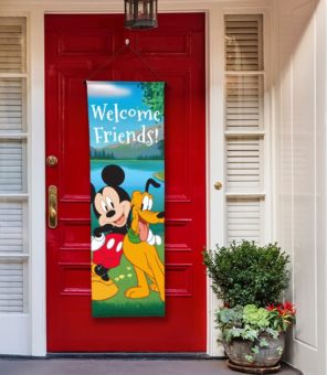 Mickey Mouse and Pluto Disney Outdoor Banner