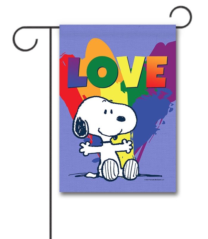 Buy PEANUTS® Love is Love Snoopy Garden Flag