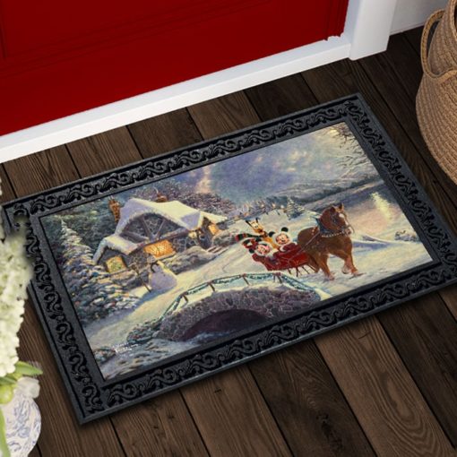 Disney Thomas Kinkade Artist Flags Doormats