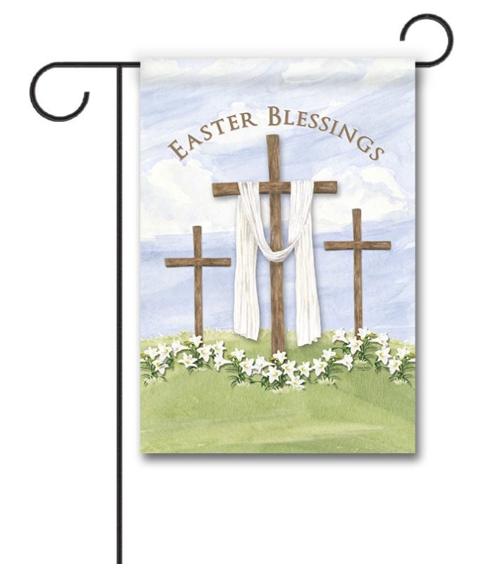 Buy Easter Blessing Crosses Garden Flag Easter