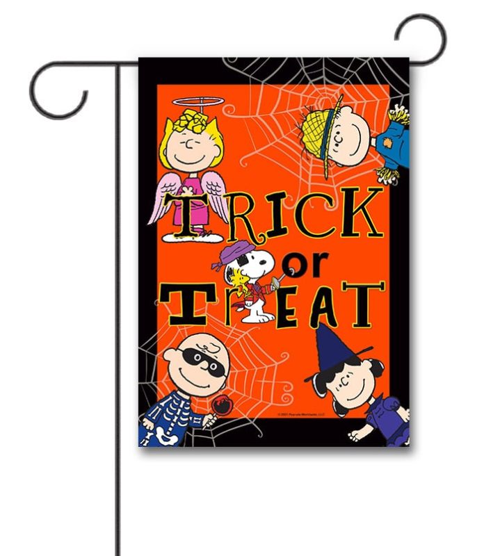 Buy PEANUTS® Trick or Treat Gang Garden Flag