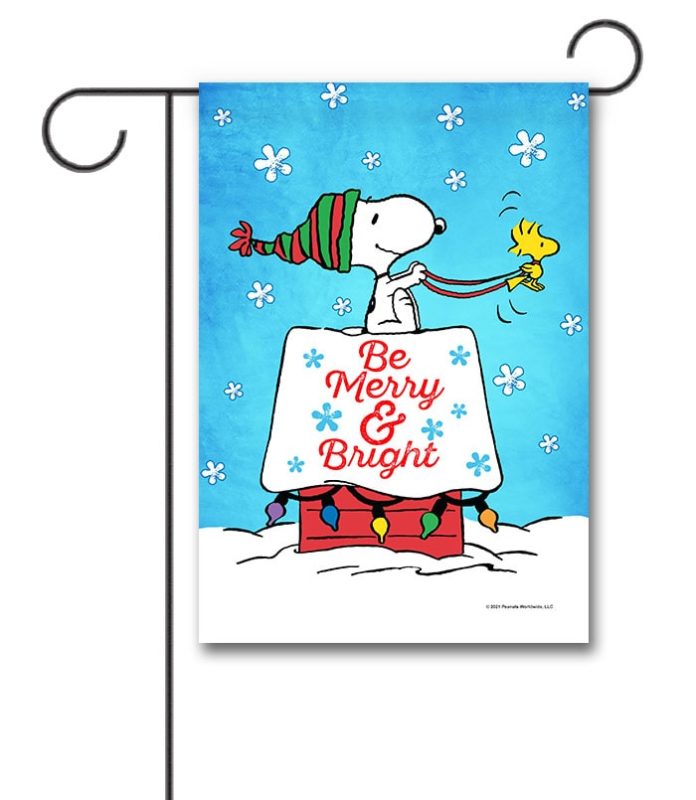 Buy PEANUTS® Be Merry & Bright Garden Flag