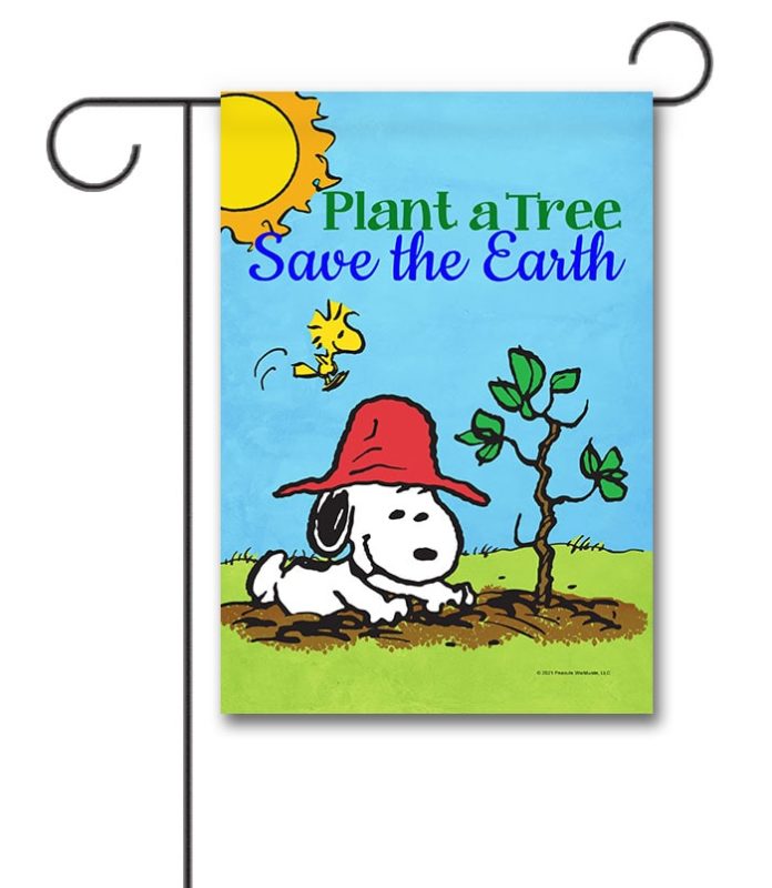 Buy PEANUTS® Plant a Tree Garden Flag Spring