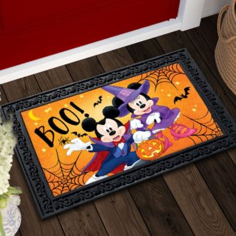 DIS2179 Mickey and Minnie Mouse Halloween Disney Doormat