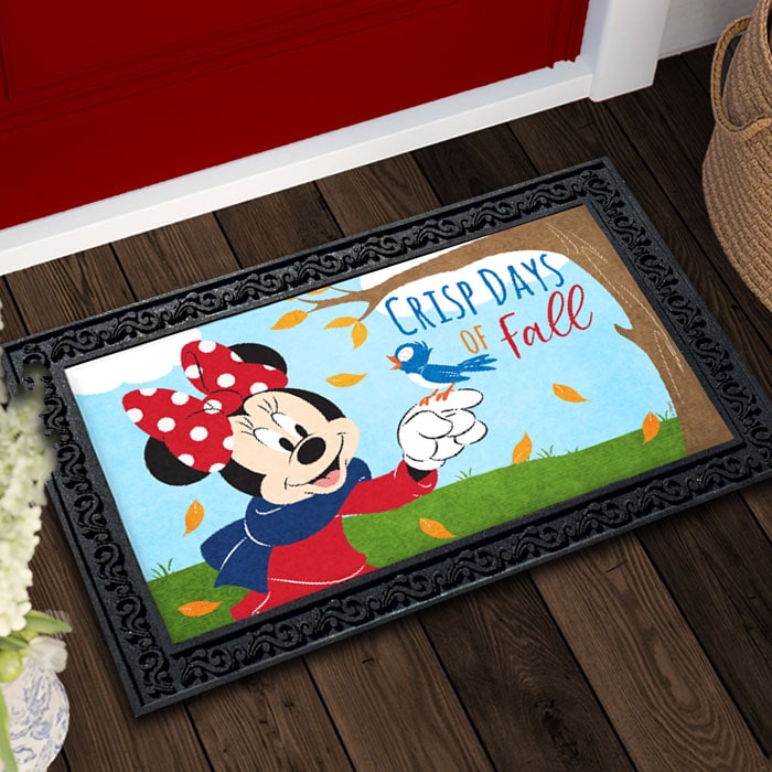 DIS2194 Fall Minnie Mouse Disney Doormat