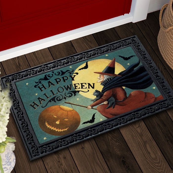 DSZ2893 Witch Halloween Doormat