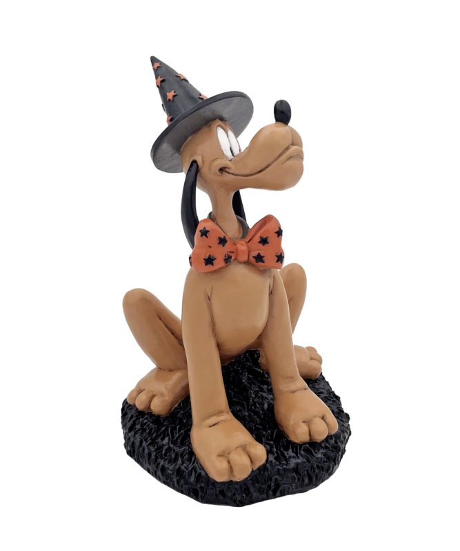 GAL170 Pluto Wizard Hat Disney Halloween Garden Statue Front