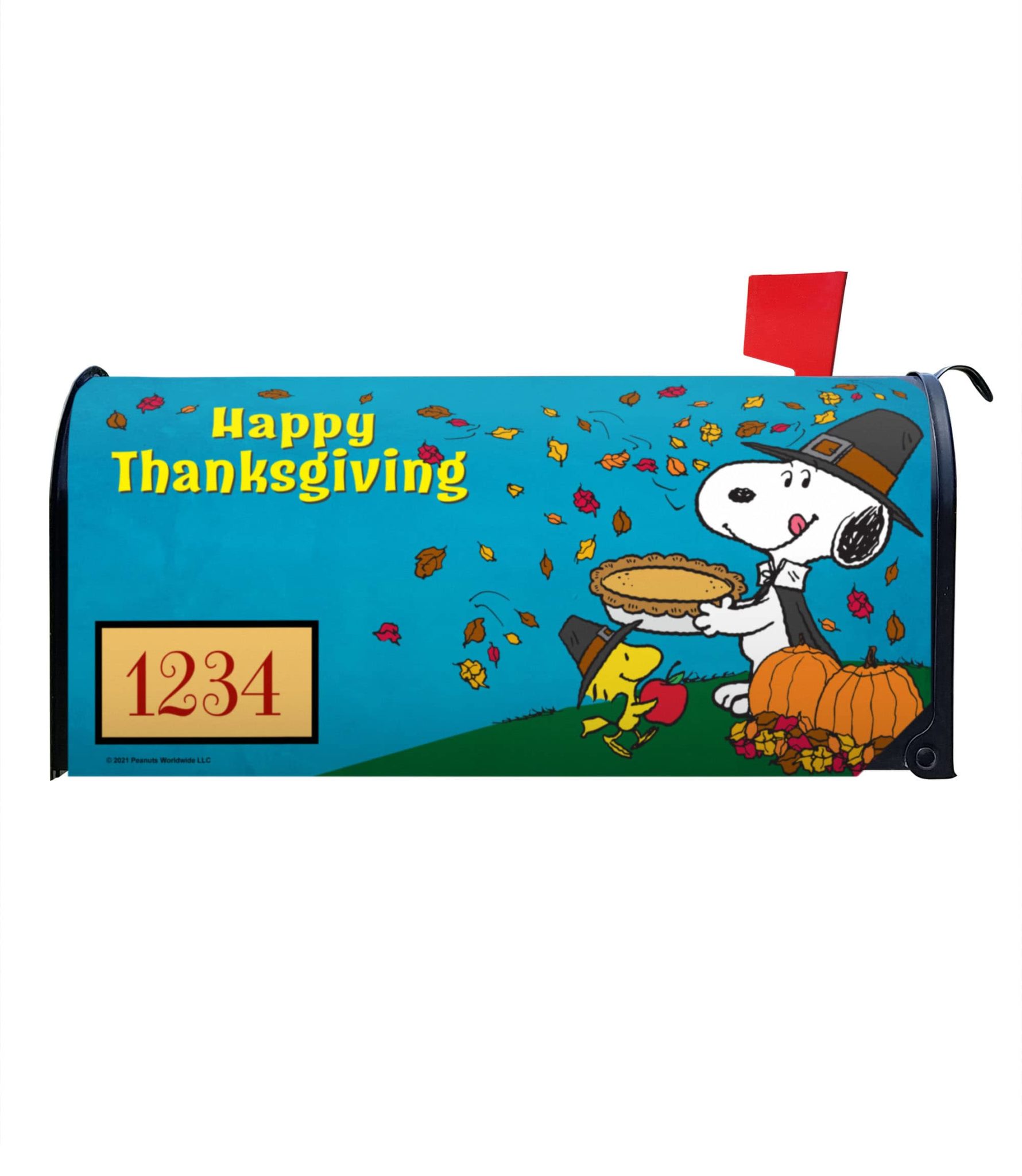 Buy: PEANUTS® Happy Thanksgiving Snoopy – House Flag Flagology.com