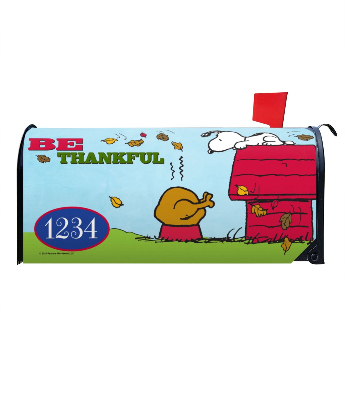 Buy PEANUTS® Be Thankful Snoopy Turkey Mailbox Cover