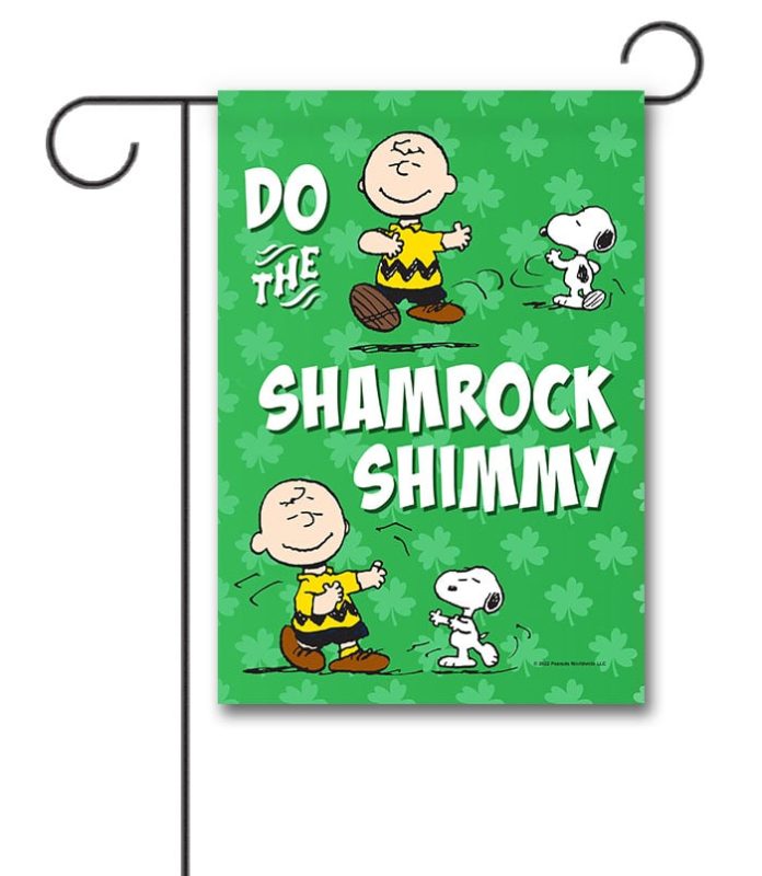 Buy Peanuts® Shamrock Shimmy Garden Flag