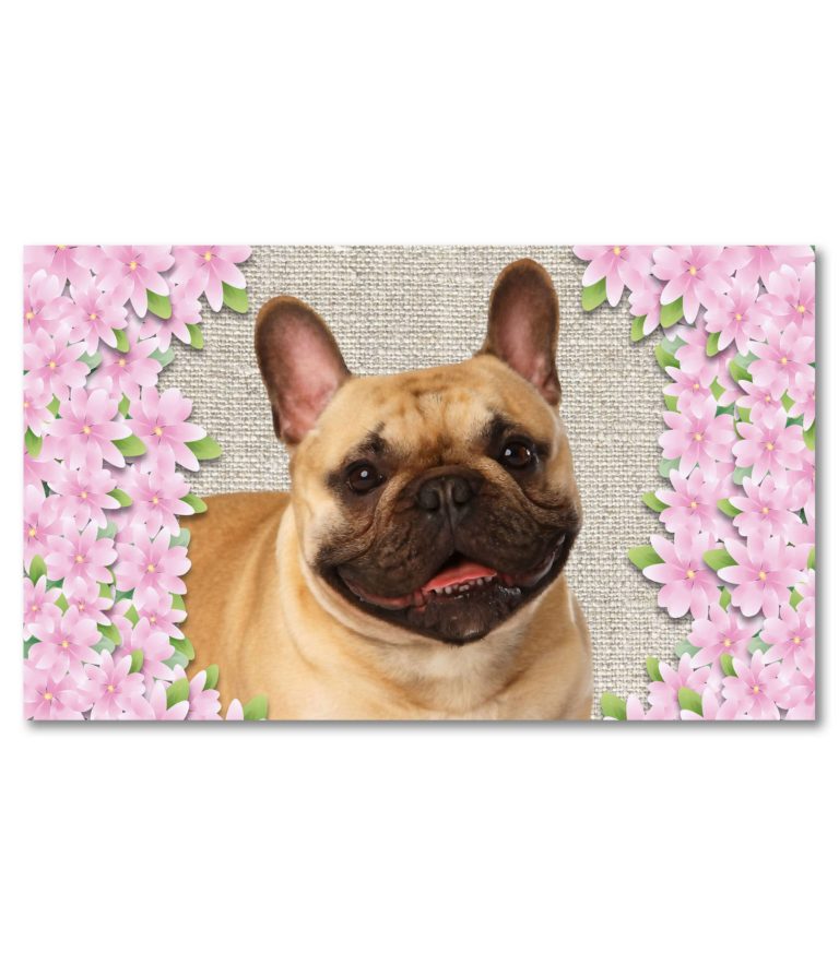 Buy Spring Flowers French Bulldog Doormat Spring Dog