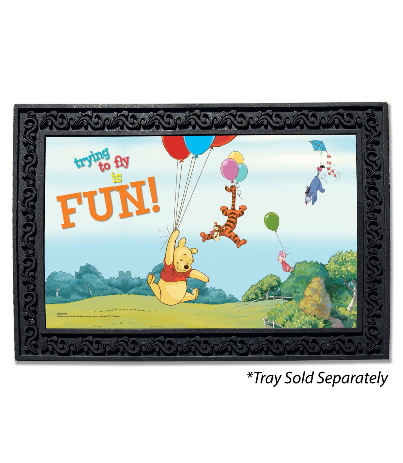 Buy Winnie the Pooh Trying to Fly Doormat Summer