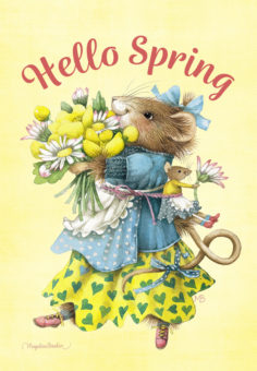 Hello Spring Vera the Mouse (266602AO)   GARDEN
