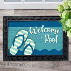 JM3504 Flip Flops Pool Doormat
