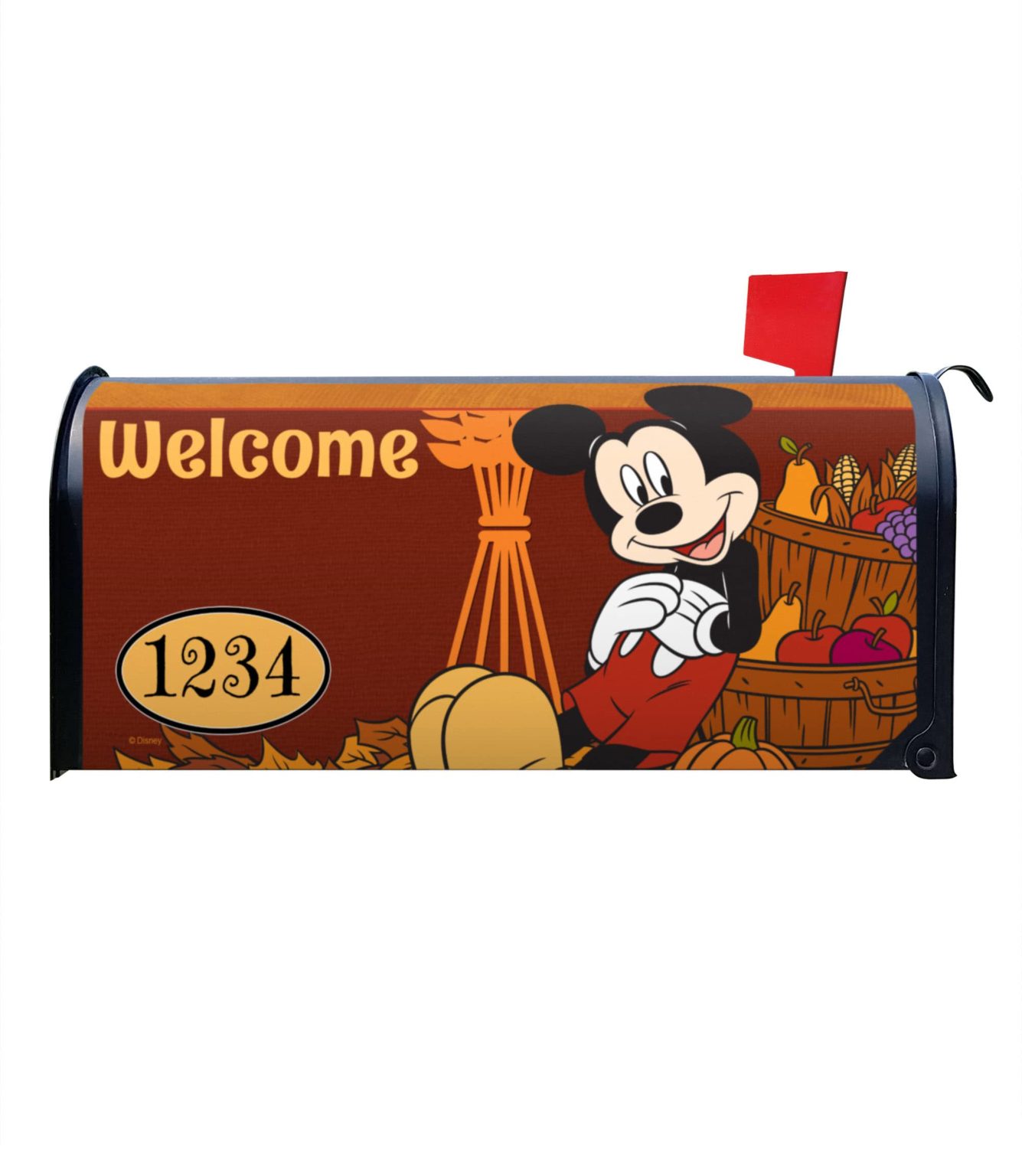 Buy: Happy Harvest Mickey Magnetic Mailbox Cover Fall Flagology.com