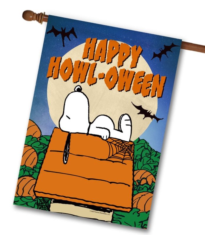 Buy PEANUTS® Happy Howloween Snoopy House Flag