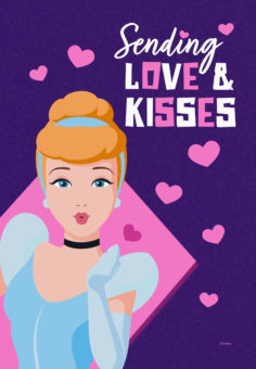 Cinderella Sending Love & Kisses   GARDEN