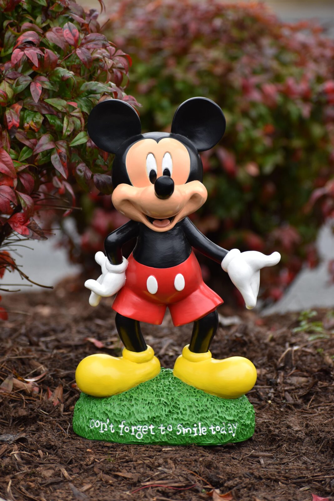 Buy Mickey Smile 14″ Garden Statue Spring Summer