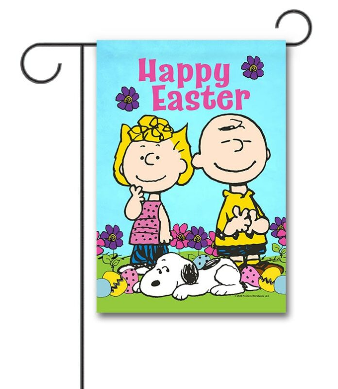 Buy PEANUTS® Happy Easter Snoopy & Friends Garden Flag