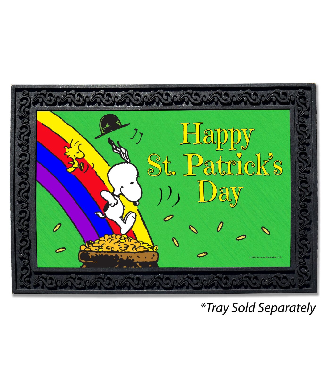 Buy PEANUTS® Snoopy & Woodstock Pot of Gold Doormat