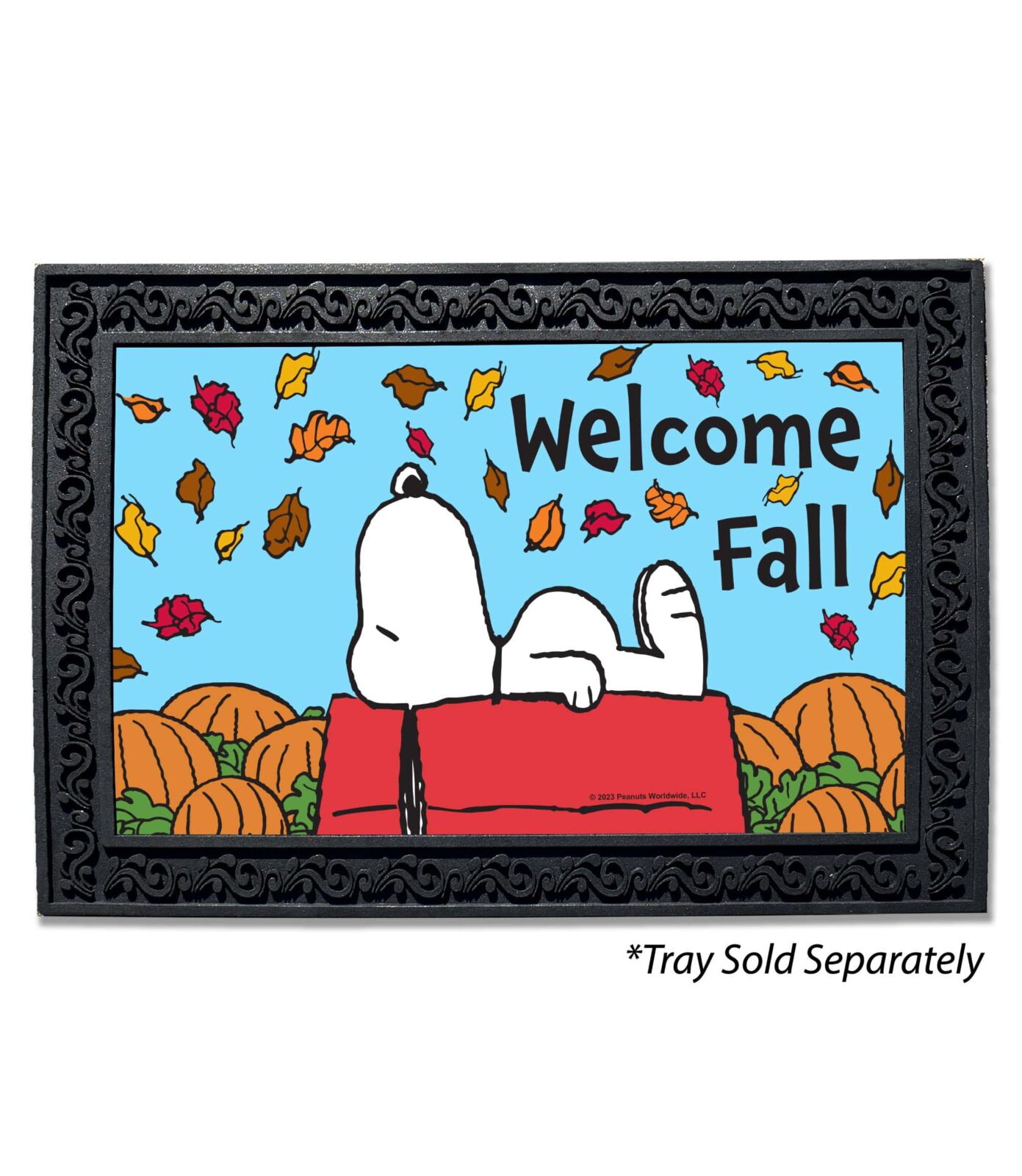 Buy PEANUTS® Falling Leaves and Pumpkins Please Doormat