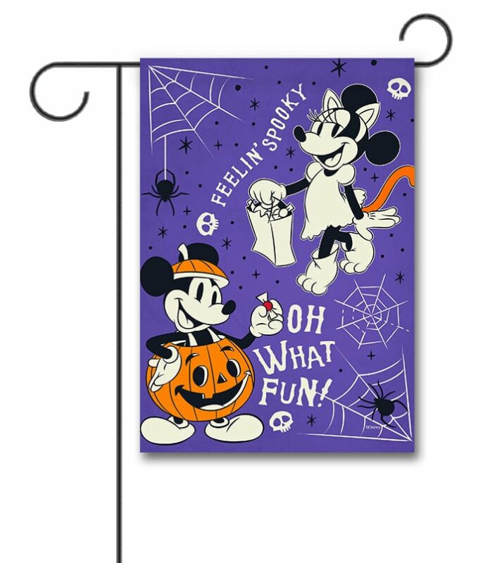 Buy: Feeling Spooky Mickey and Minnie – Garden Flag Flagology.com