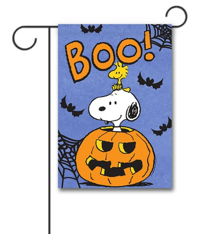 Buy PEANUTS® Boo Snoopy and Woodstock Halloween Garden Flag