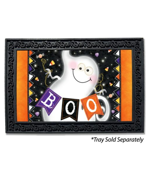 VCH4194 Boo Ghost Halloween Doormat1