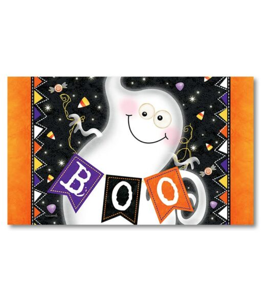 VCH4194 Boo Ghost Halloween Doormat2