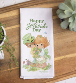 Precious Moments St. Patrick's Day Couple - Kitchen Tea Towel