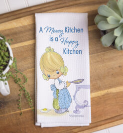 Precious Moments Messy Kitchen - Kitchen Tea Towel