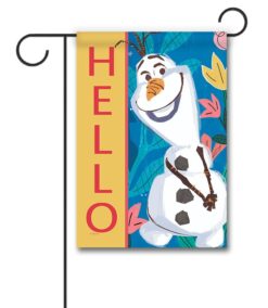 Olaf Spring Hello - Garden Flag - 12" x 18"
