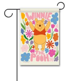 Winnie the Pooh Flower Power - Garden Flag - 12" x 18"
