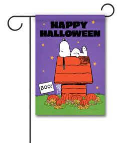 PEANUTS® Snoopy Halloween Doghouse - Garden Flag - 12" x 18"